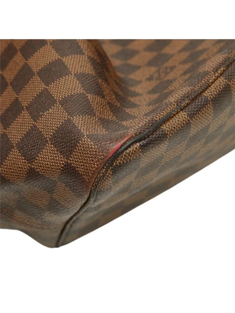 Louis Vuitton Damier Neverfull GM Tote Shoulder Bag Brown Leather